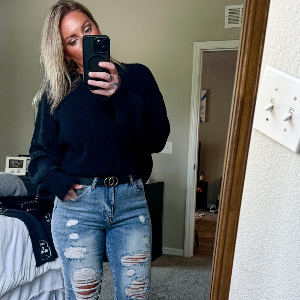 Urban Daizy Distressed Sweater